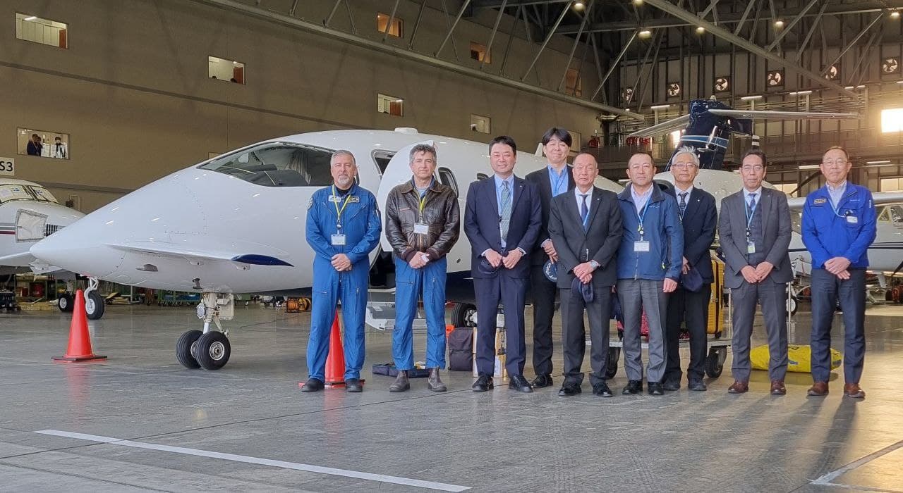 Nakanihon Air of Japan takes delivery of its first P.180 Avanti EVO